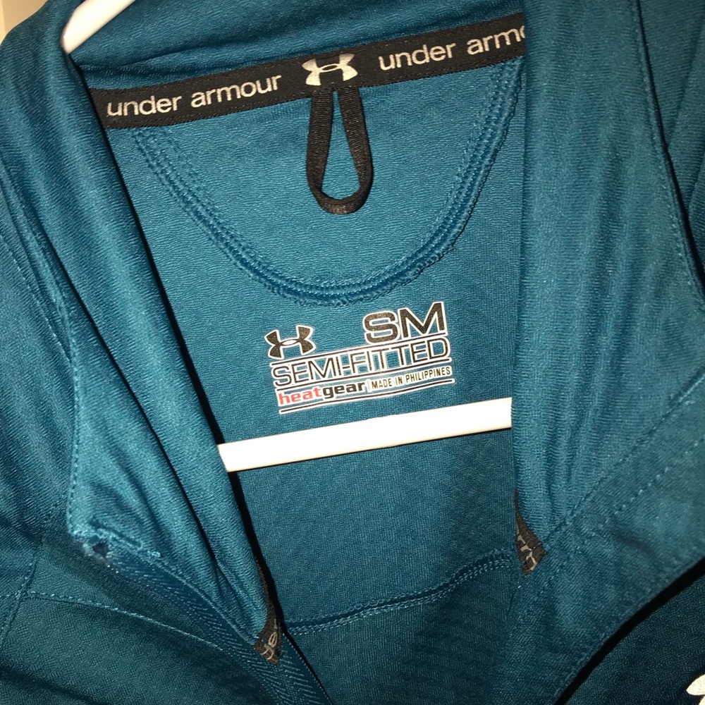 Pretty, Blue Under Armour Thin Pullover - image 3